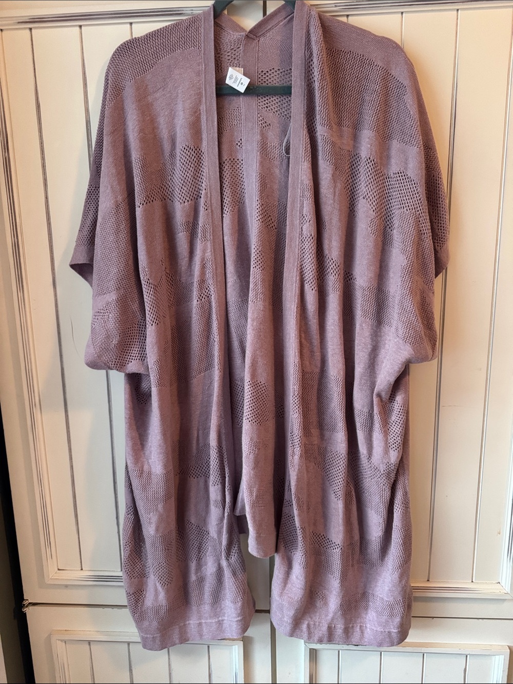 lululemon athletica Open-Front Knit Poncho in Mauve